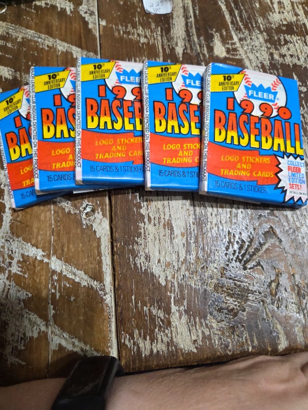 1990 Fleer Baseball Wax Packs